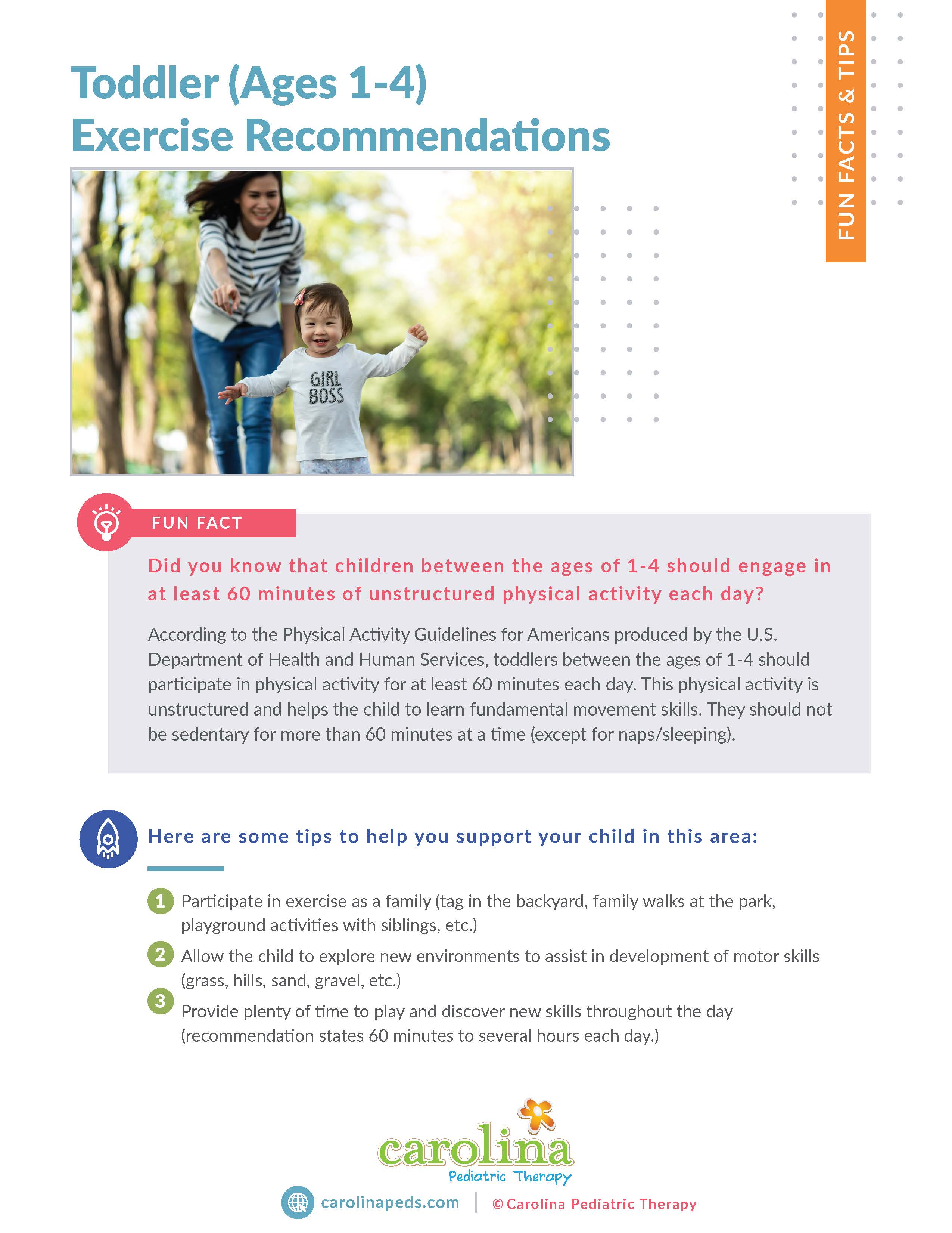 Final Version - Fact & Tips - Toddler (Ages 1-4) Exercise Recommendations - Leilani Maybin, PT (1)